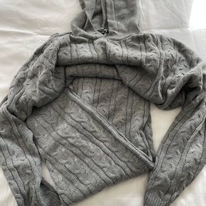 Fashion Nova 2 piece Cable Knit Lounge Set